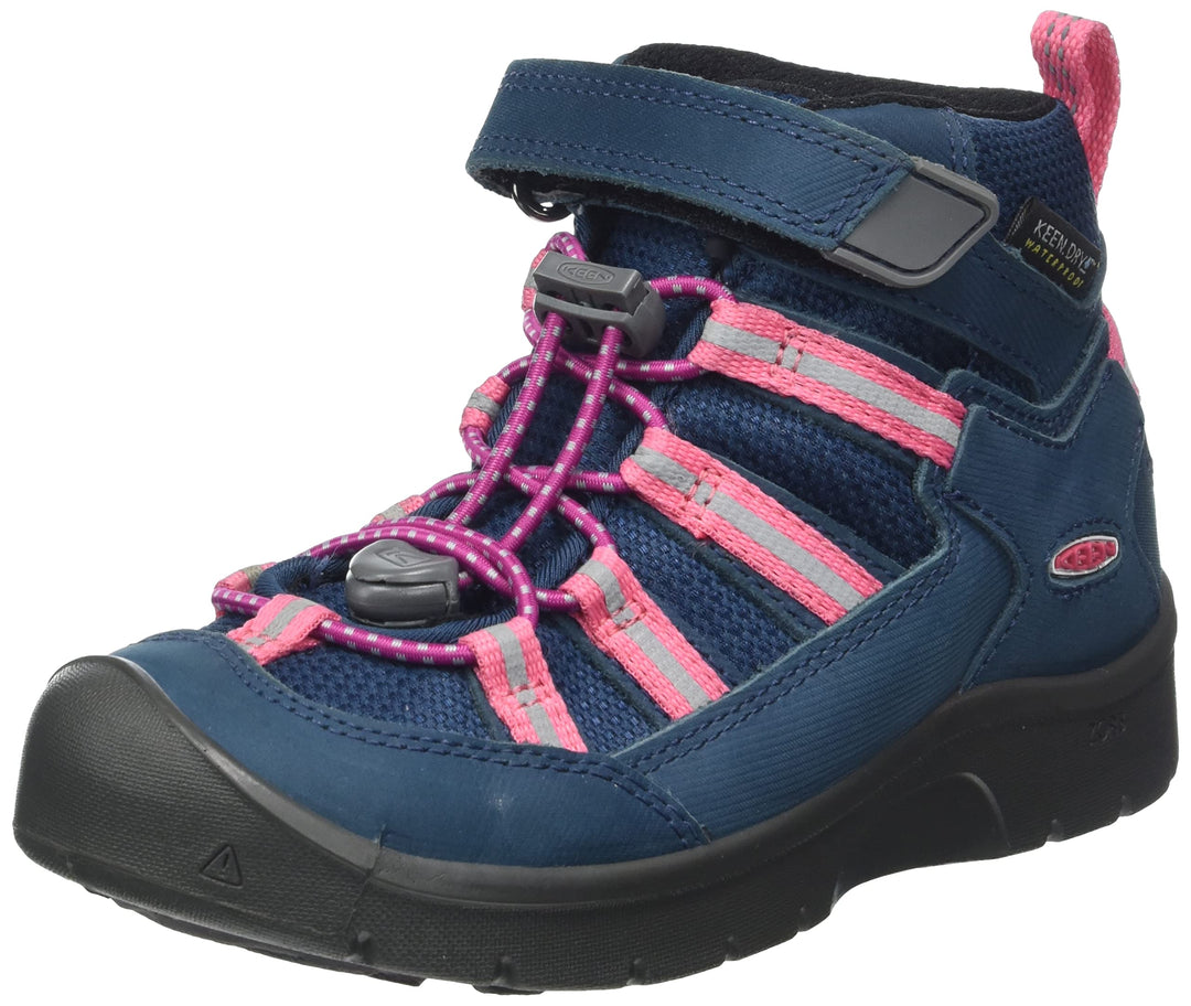 KEEN Unisex Kinder Hikeport 2 Sport Mid Waterproof, Blue Wing Teal Fruit Dove