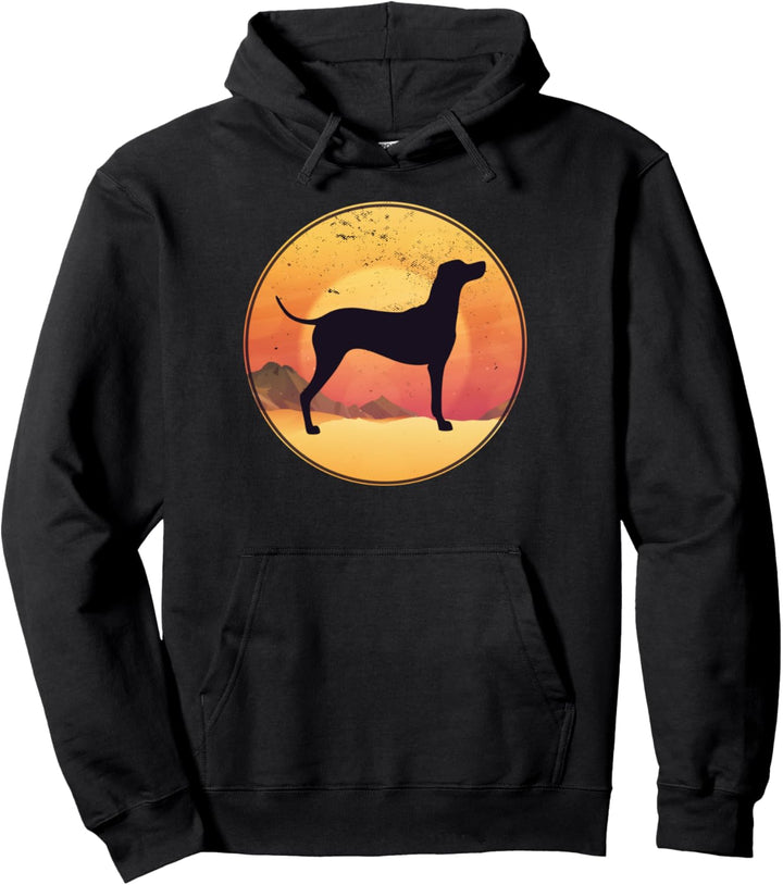 Ungarischer Vorstehhund Retro Pullover Hoodie