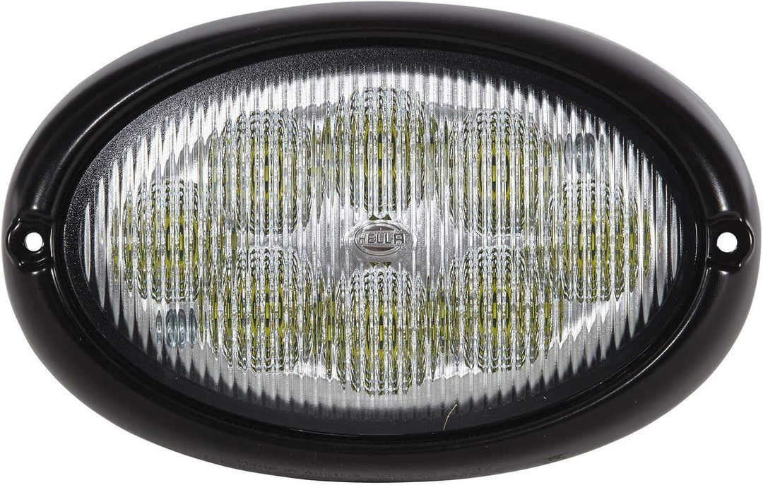 HELLA - LED-Arbeitsscheinwerfer - Oval 100 Gen. II - 24/12V - 4400lm - Einbau/Schraubanschluss - 2-P