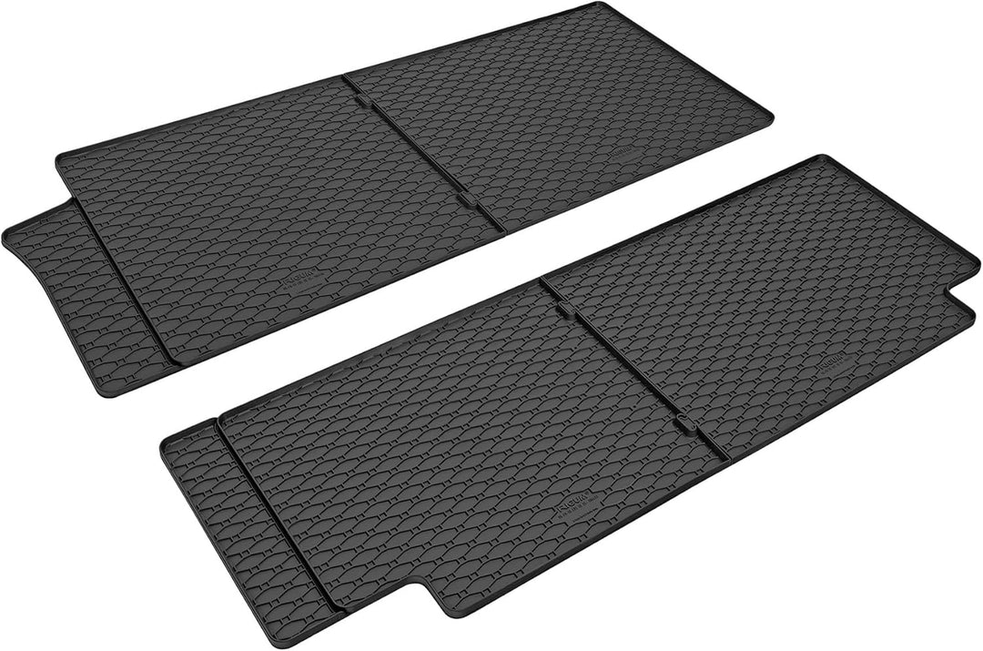 Gummifussmatten und Kofferraumwanne EIN Set passend für Ford Transit Custom 2 Sitzer ab 2024- + Tunn