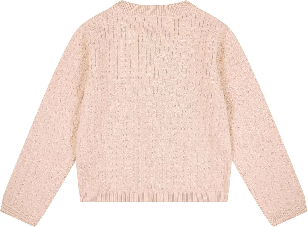 Steiff Mädchen Strickjacke Weste, Seashell Pink