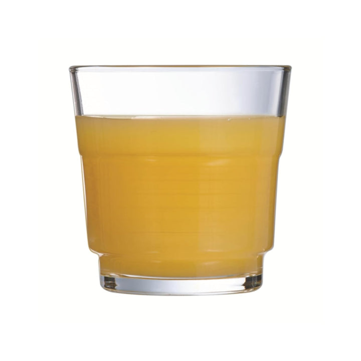Arcoroc ARC 58055 Spirale Trinkglas, Wasserglas, Saftglas, 200ml, Glas, transparent, 6 Stück 6 Stück