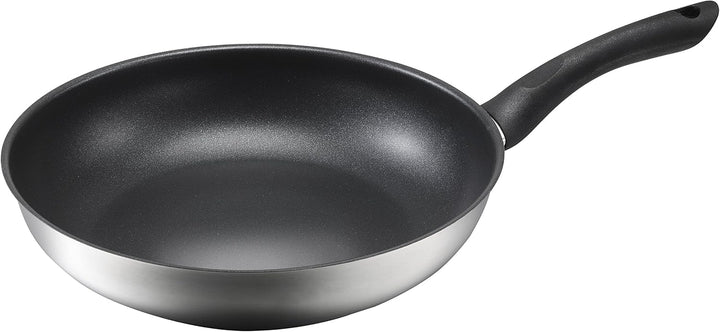 Kopf Pfannenset Alfons (Ø 24 + 28 cm) Edelstahl Pfannen Induktion mit Teflon Antihaftbeschichtung 2