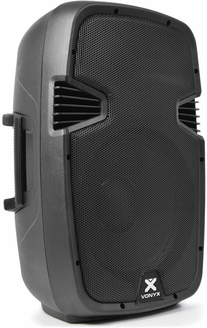 Vonyx spj-1200 Aktiv Lautsprecher, PA Lautsprecher, Musikbox, 600 Watt, 12 Zoll Monitor PA Boxen