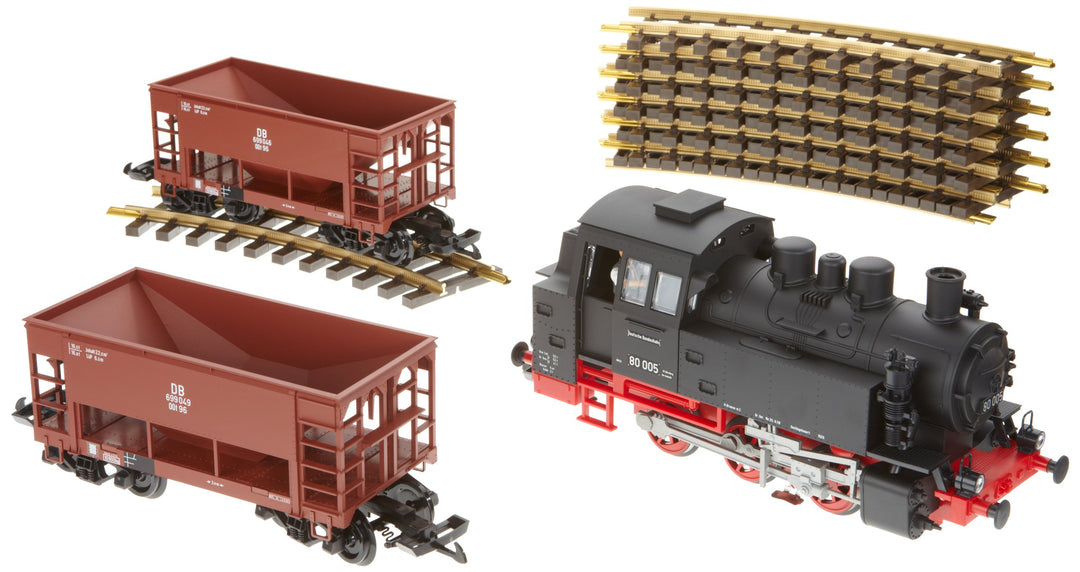 Piko G 37100G Start-Set BR 80 mit 2 Gueterwagen
