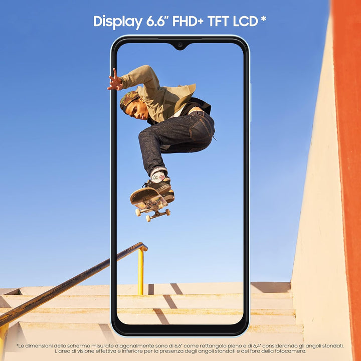 Samsung Galaxy A13 Android-Smartphone, 6,6 Zoll Infinity-V Display, Android 12, 4 GB RAM und 128 GB