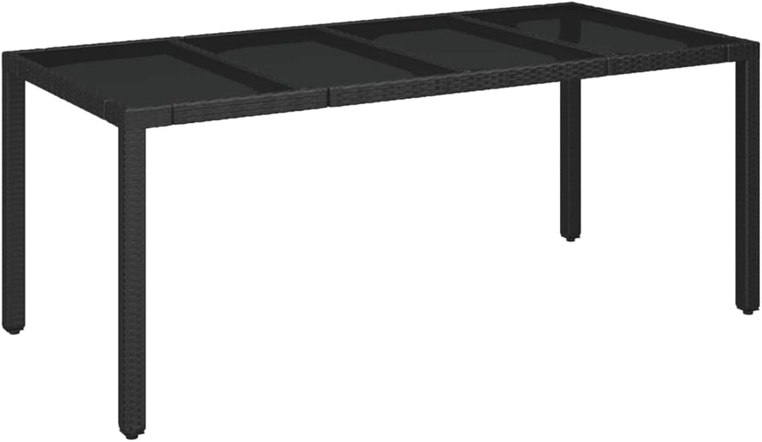 Festnight 7 teilig Garten Sitzgruppe Poly Rattan Gartenmöbel Set 6 Personen Essgruppe Gartentisch mi