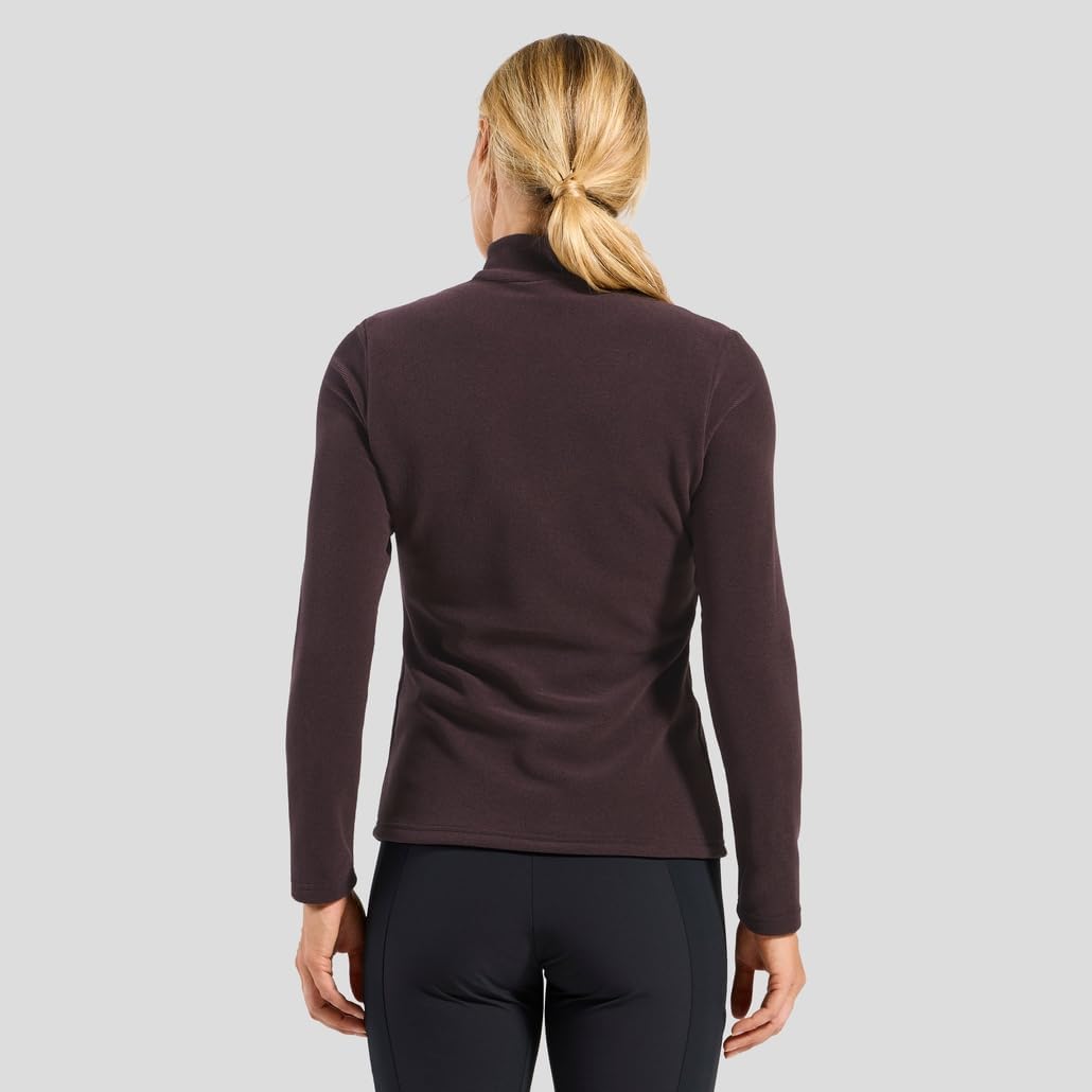 Odlo Damen Roy 1/2 Zip Longsleeve Fudge - Black S, Fudge - Black S