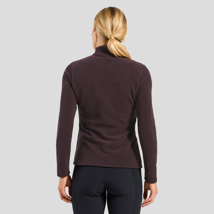 Odlo Damen Roy 1/2 Zip Longsleeve Fudge - Black S, Fudge - Black S