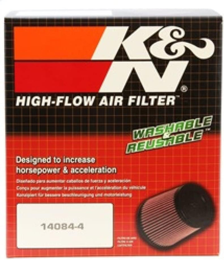 K&N RU-2922 KFZ und Motorrad Universal-Luftfilter aus Gummi, 2pcs