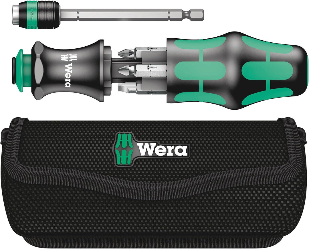 Wera Kraftform Kompakt 20 mit Tasche, 7-teilig, 05051021001 &amp; Bit-Sortiment, Bit-Check 30 Universal