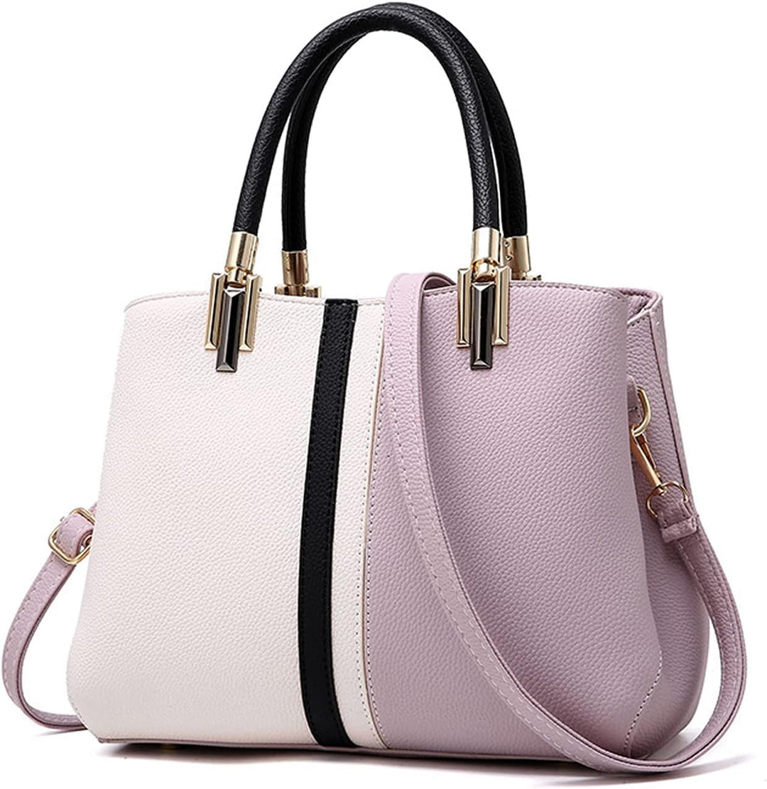 FANDARE Elegante Damen Umhängetaschen Schultertasche Frauen Handtasche PU Leder Wasserdicht für Büro