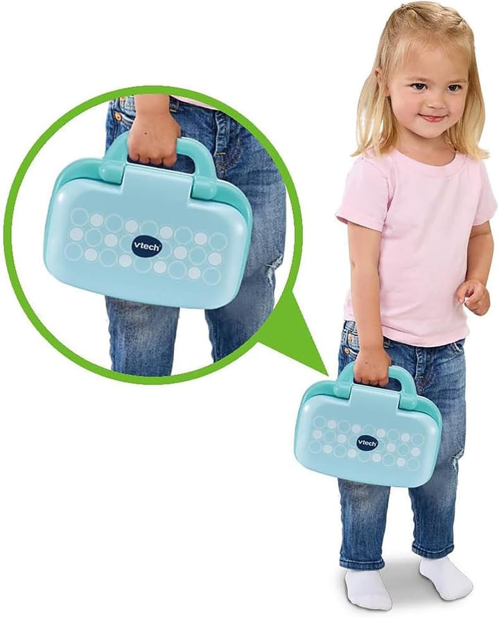 VTech Mein erster Musikcomputer, interaktiver Computer für Kinder, Computer mit 4 Anwendungen/Spiele