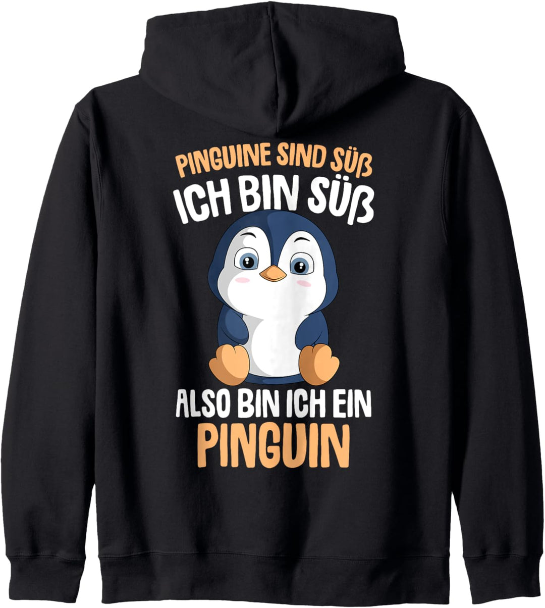 Pinguine sind süss Mädchen Kinder Damen Penguin Kapuzenjacke
