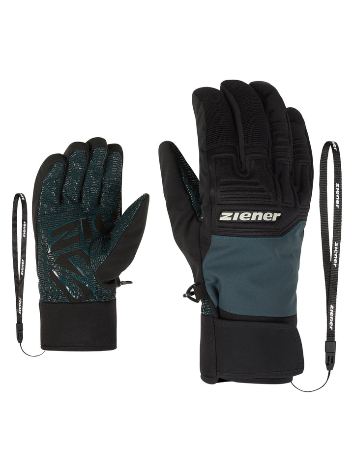 Ziener Erwachsene Ski-Handschuhe/Wintersport Wasserdicht Atmungsaktiv GARIM AS dark jungle 9, dark j