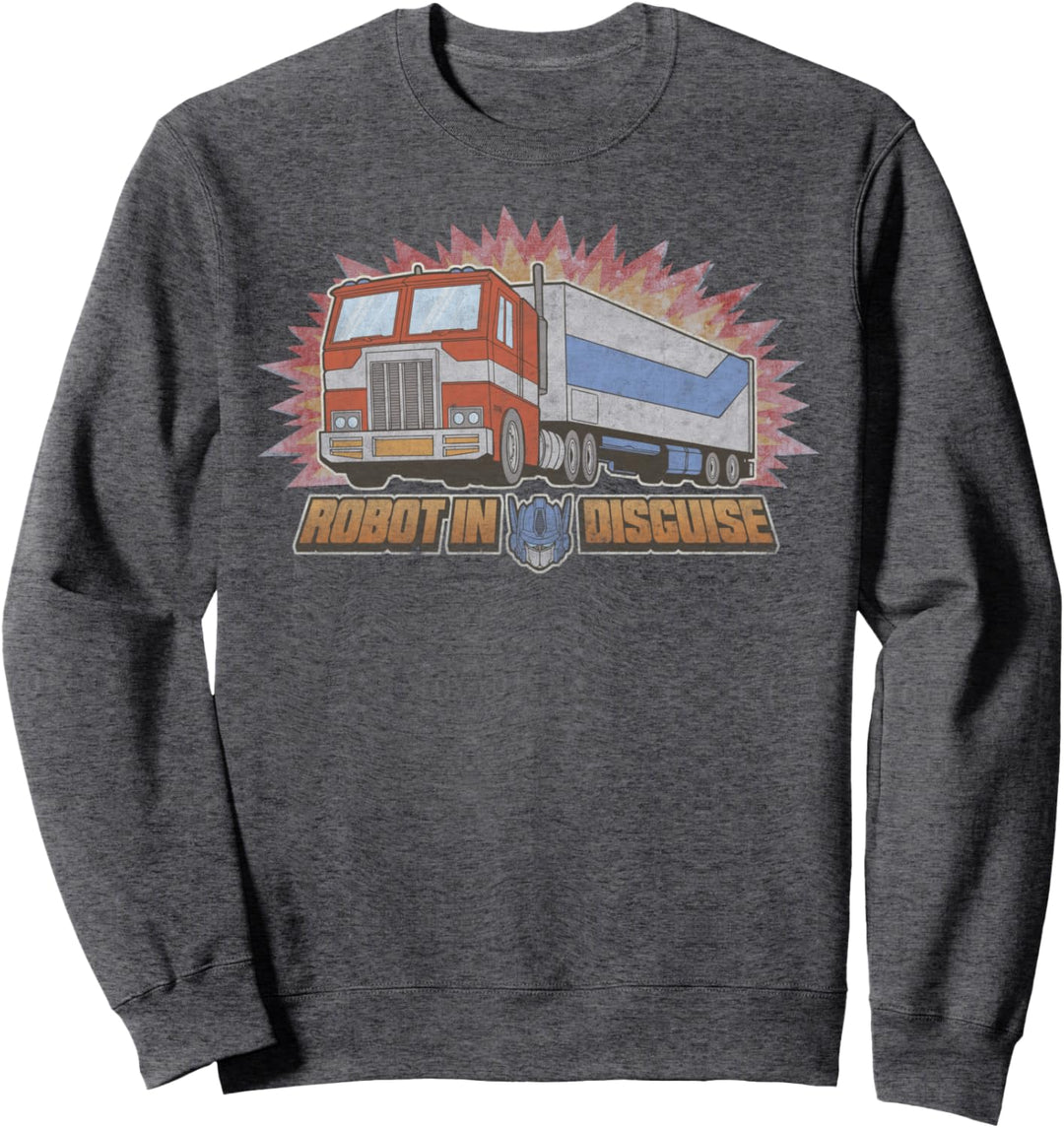 Transformers Optimus Prime Robot In Disguise Sweatshirt