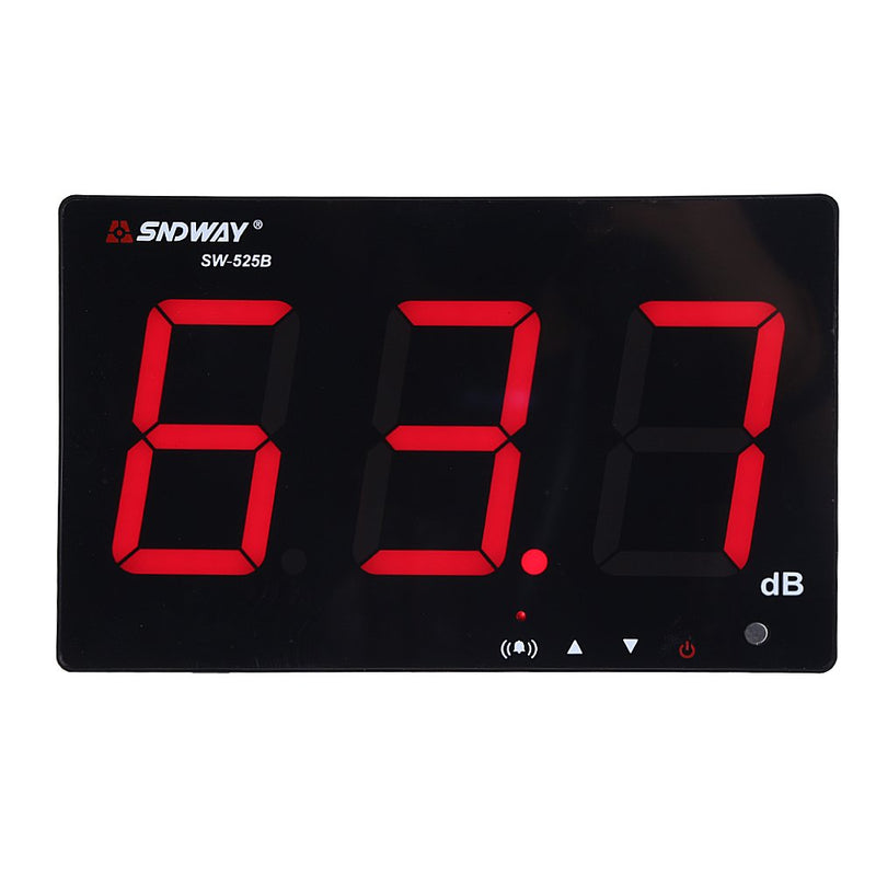 30~130 dB Schallpegelmesser 9,6"LCD Dezibel messgerät display USB Wandbehang Rauschmessung Tester mi