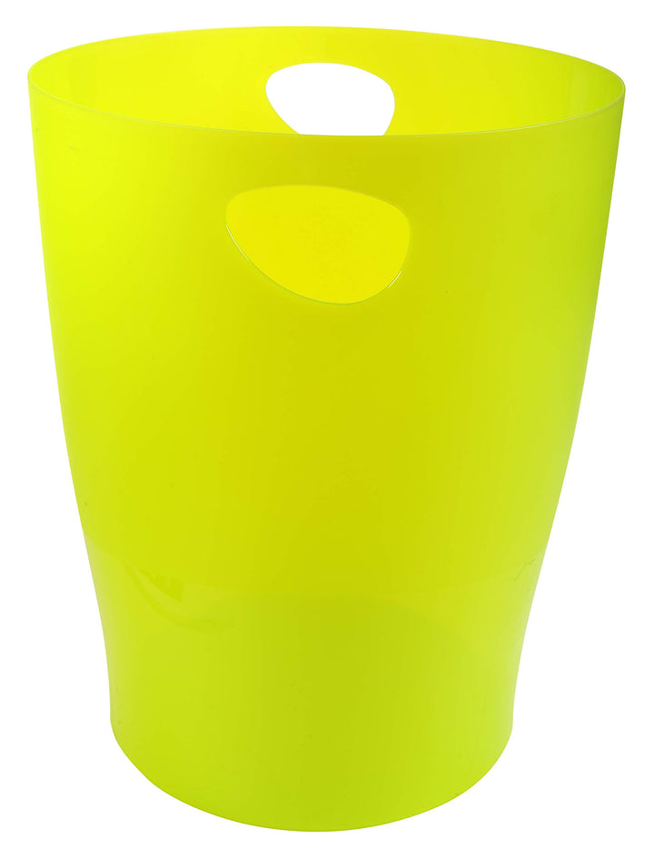 Exacompta 45381D ECOBIN 8er Pack Papierkörbe 15 Liter mit Griffen. Eleganter und robuster Papierkorb