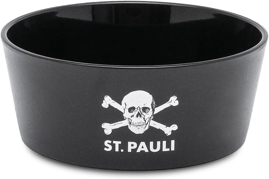 FC St. Pauli Kindergeschirr-Set Kunststoff Totenkopf - Teller, Becher &amp; Schale