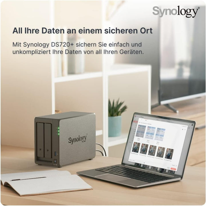 Synology 2 Bay NAS DiskStation DS720+ (ohne Disk) Festkörper-Laufwerk