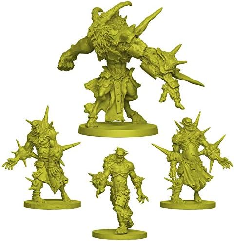 Asmodee - Zombicide 8439 Green Horde: Freunde und Feinde, Brettspiel, Erweiterung, italienische Ausg