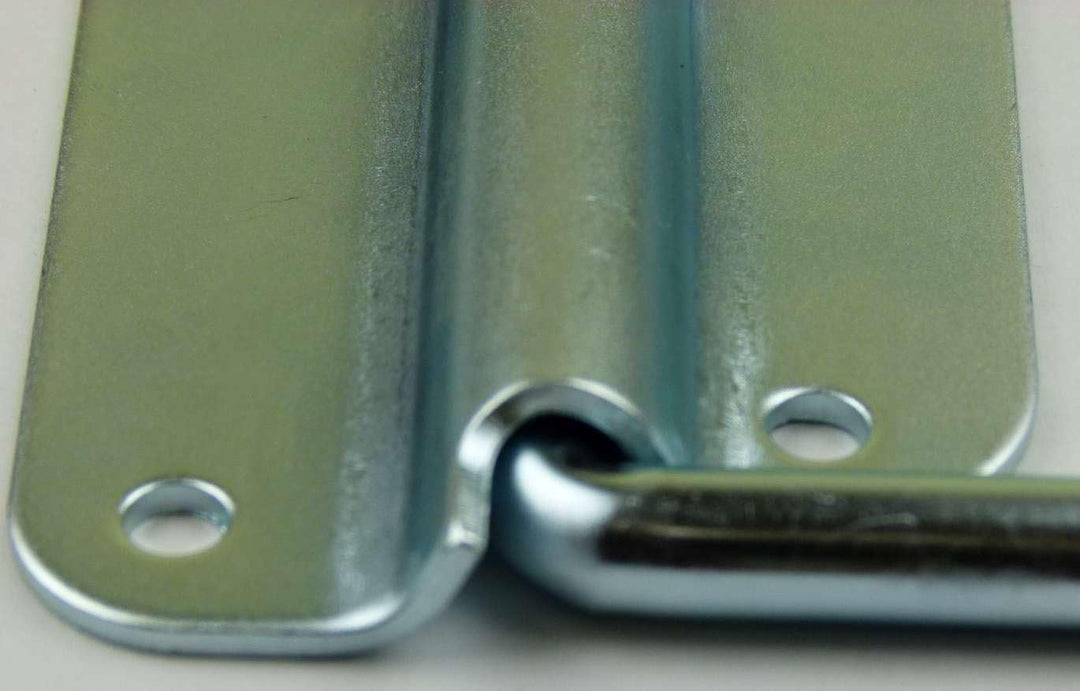 Adam Hall Hardware 3440 M8 AH - 8er Set Klappgriff / Kistengriff silber 4-Loch zweiteilig