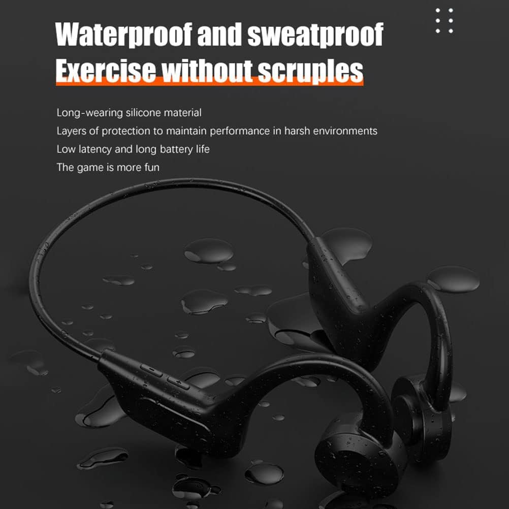 Knochenleitungskopfhörer, Drahtlose Bluetooth Open-Ear-Sportkopfhörer, Bluetooth 5.3 Sport-Headset m