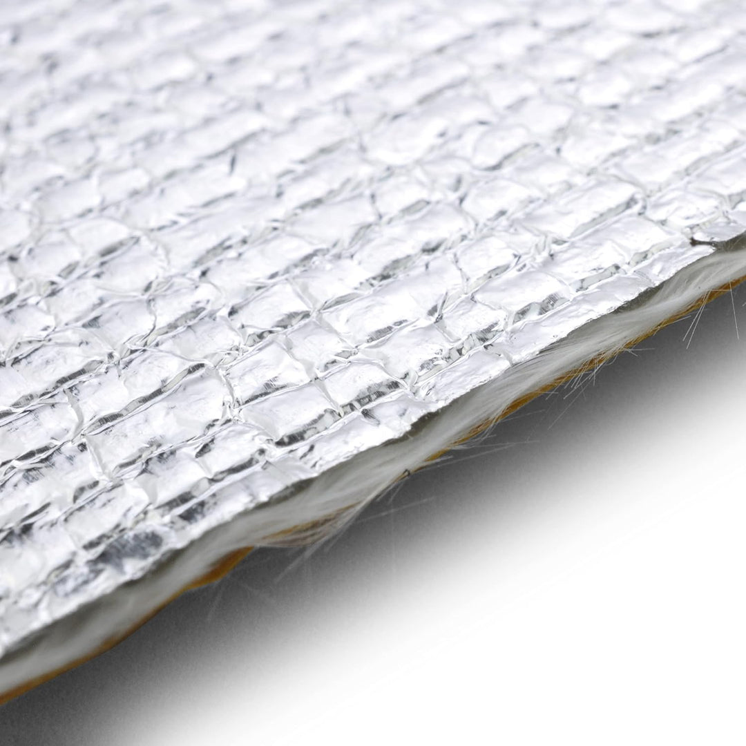 Easyboost Selbstklebender Hitzeschutz Verkleidung 25x20cm Aluminiumbeschichteter Auspuff Endschalldä