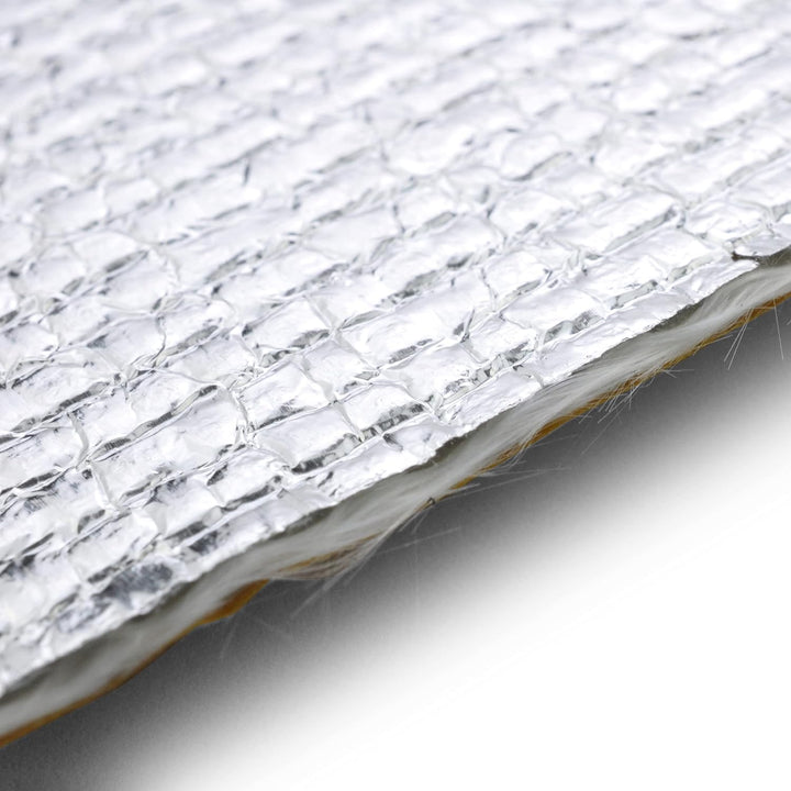 Easyboost Selbstklebender Hitzeschutz Verkleidung 25x20cm Aluminiumbeschichteter Auspuff Endschalldä
