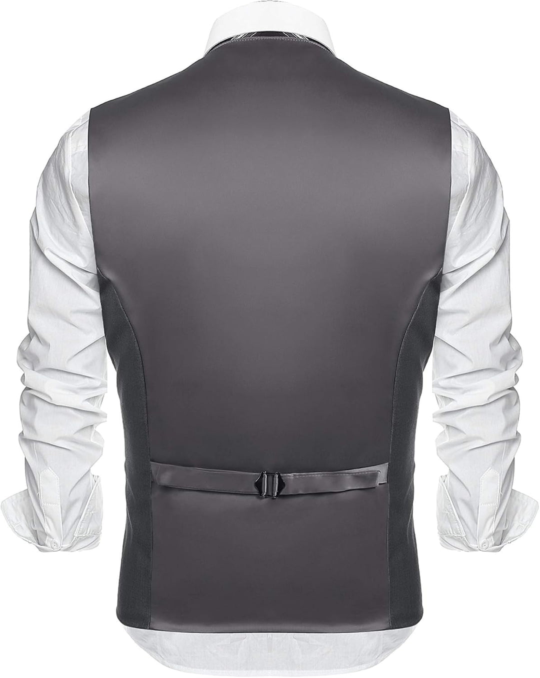 COOFANDY Herren Anzugweste Anzug V-Ausschnitt Formale Hochzeit Klassische Slim fit Elegant Westen Bu