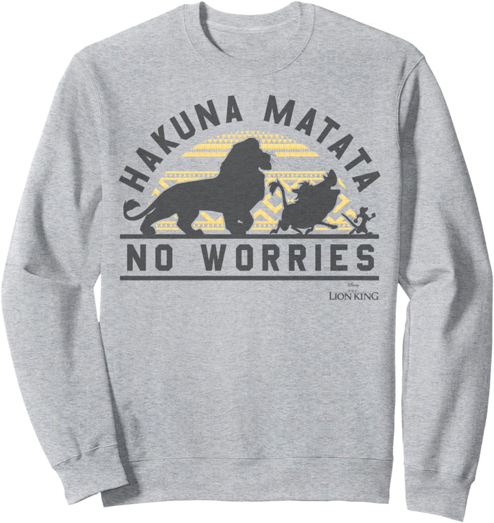 Disney Lion King Best Friends Hakuna Matata Silhouette Sweatshirt