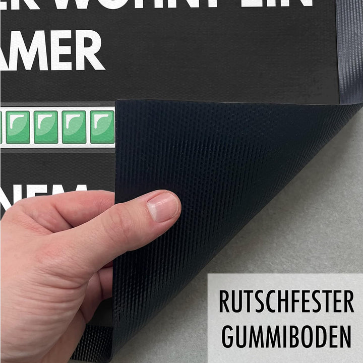 Trendation - Gamer Zocker Fussmatte Geschenk Gamergirl Freund Freundin Geschenkidee