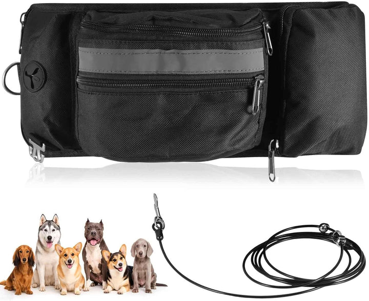 Hundeleckerlibeutel, Tragbarer Trainingsbehälter Hundeleckerli Beutel Hundetraining Bauchtasche Hund