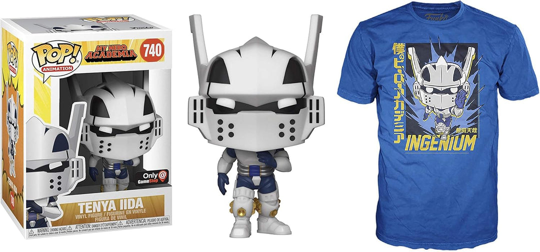 Funko POP! and Tee My Hero Academia Tenya Iida GameStop Exclusive Grösse M