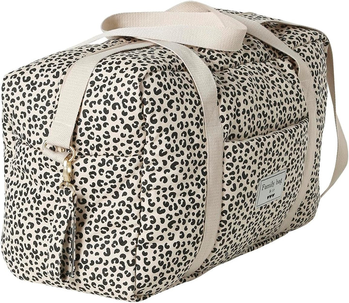 VERTBAUDET Wickeltasche mit Schultergurt und Taschen mit Matte, Beige bedruckt, Taille unique, Klass