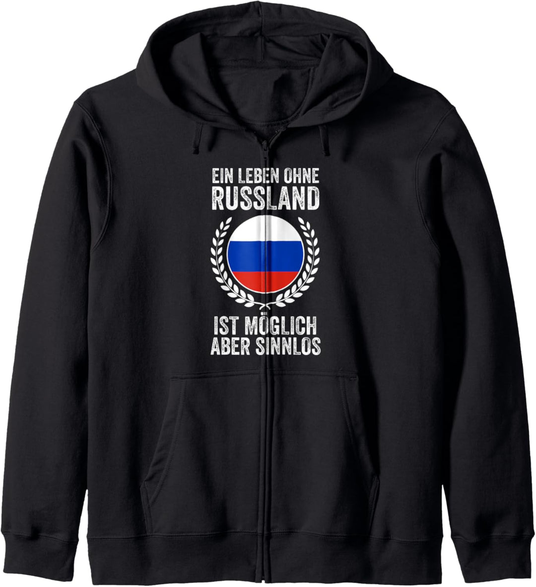 Russe Russin Russen Russische Flagge Russland Kapuzenjacke