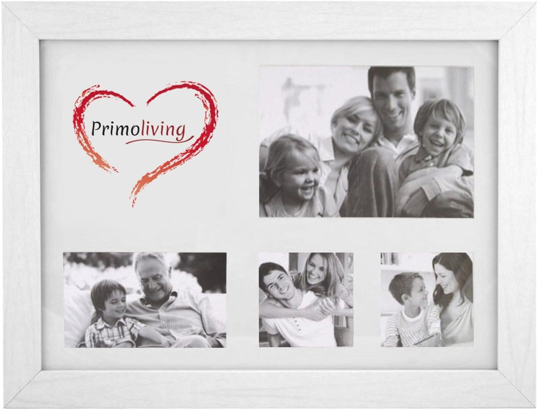 PrimoLiving Knietablett P-793 mit Kissen und Fotorahmen weiss, Weiss