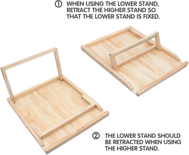 Becko Puzzle Board & Bracket Set / Wooden Puzzle Board Kit / Jigsaw Puzzle Plateau - with Puzzle Boa