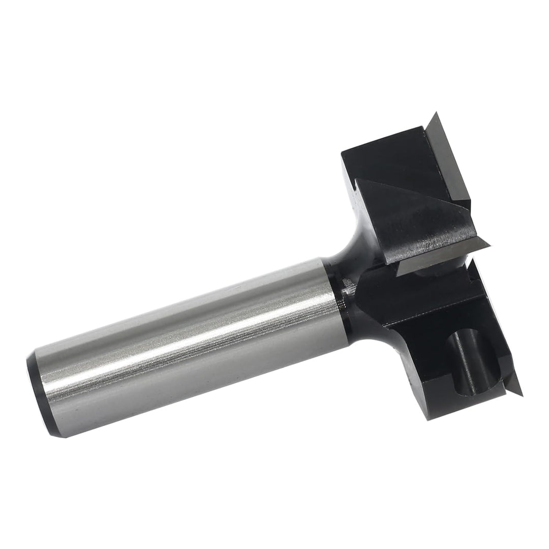 AKYLIN Planfräser 12mm schaft，2+2 Flöten Planfräser holz für Oberfräse，Abrichtfräser mit 4-seitigen
