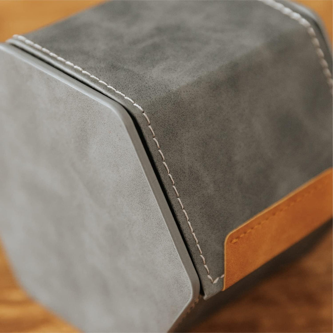 CASE ELEGANCE Schutzhülle für Uhrenrollen mit 1 Schlitz, Premium-Uhren-Organizer, mit veganem Leder,