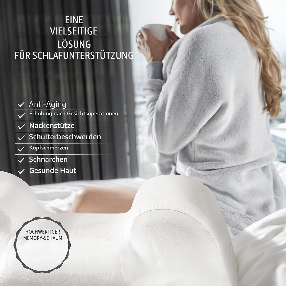 YourFacePillow - Memory Foam Beauty Pillow for Anti Wrinkle, Anti Aging, Acne Treatment, Wrinkle Pre