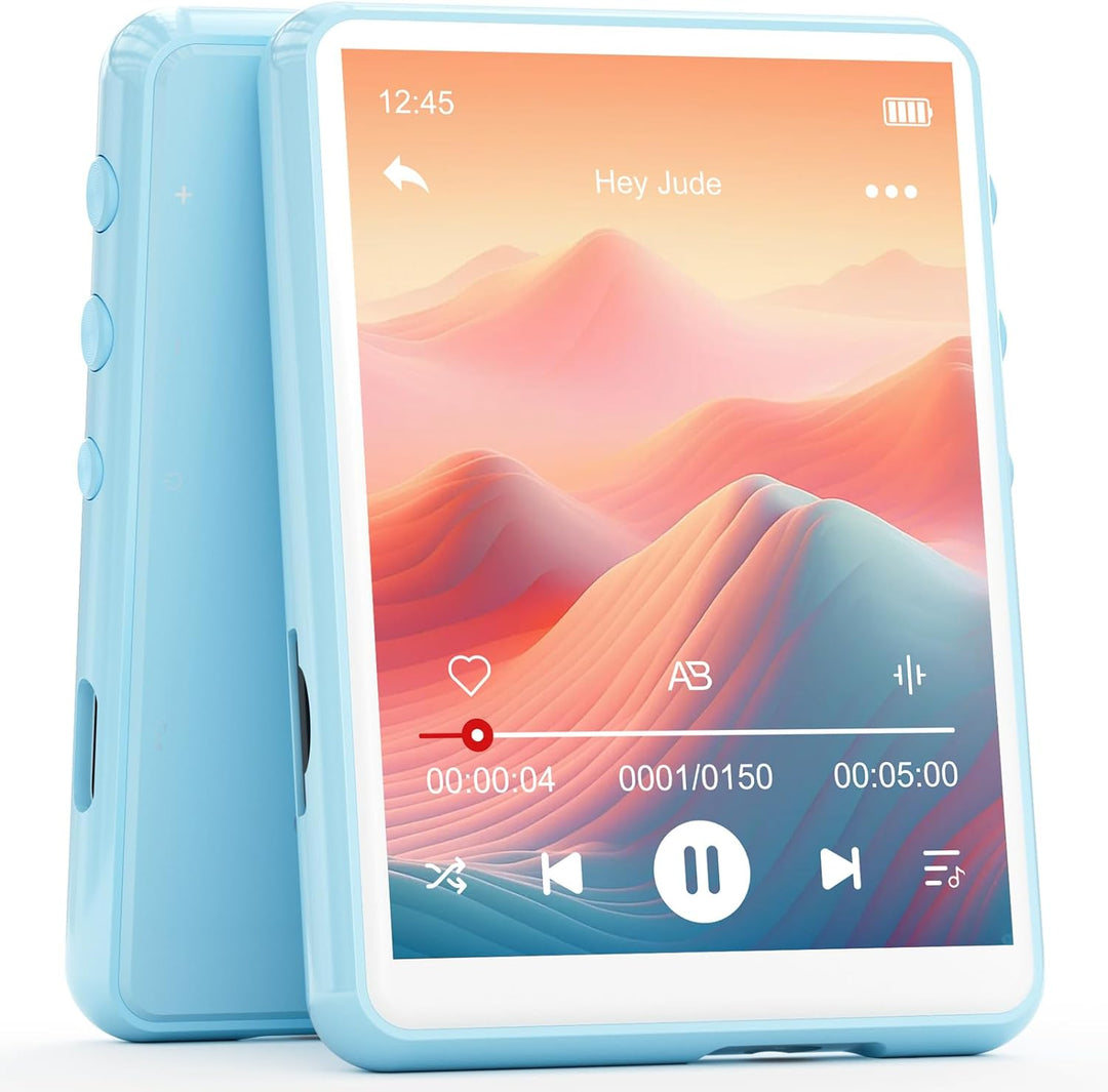 MECHEN 64GB MP3 Player Bluetooth 5.3 | 2,4'' Touchscreen Tragbarer MP3-Player zum Laufen mit Line-in