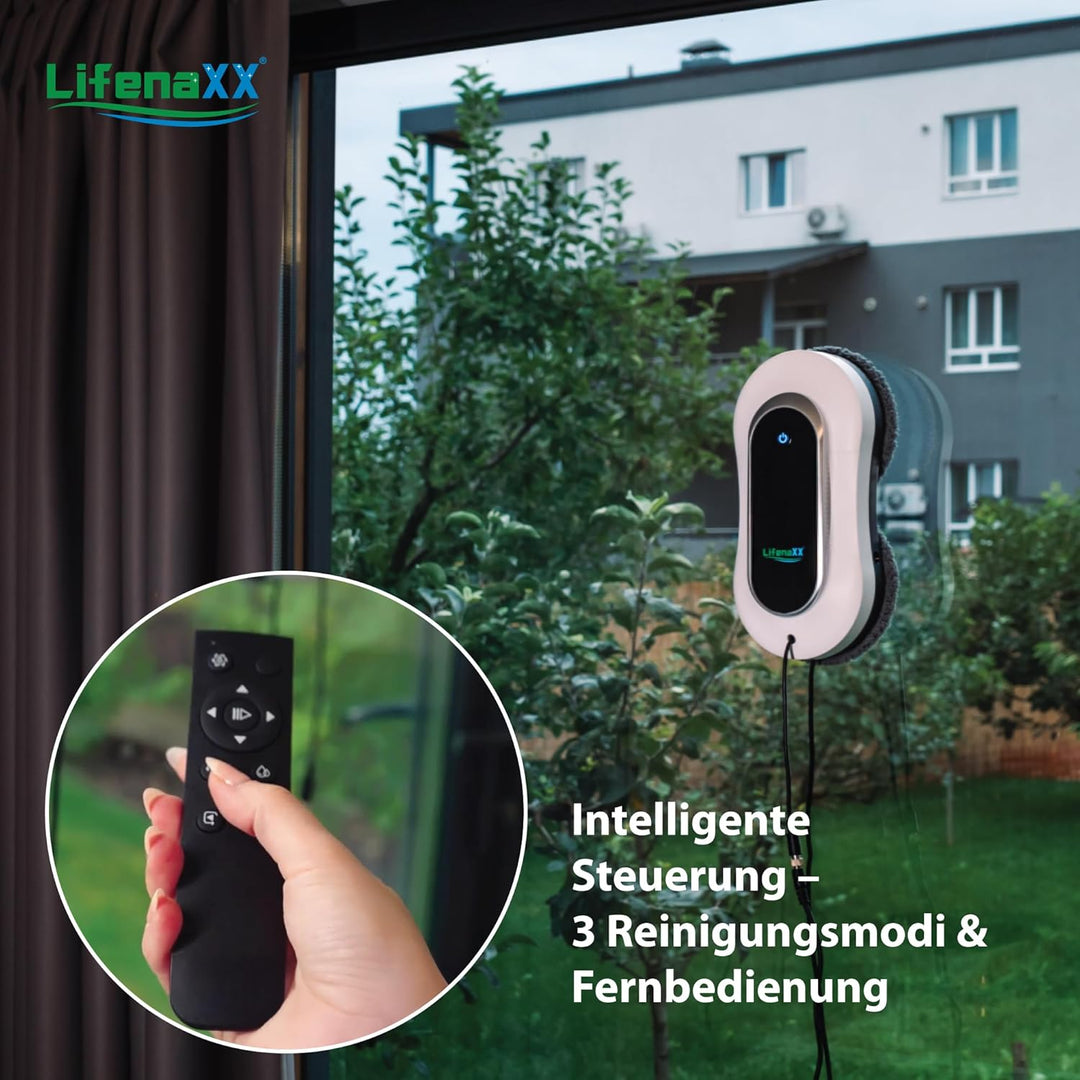 Fortschrittlicher Fensterreinigungsroboter LX-055, elektrischer Fensterreiniger mit 2 Sprühdüsen, ho