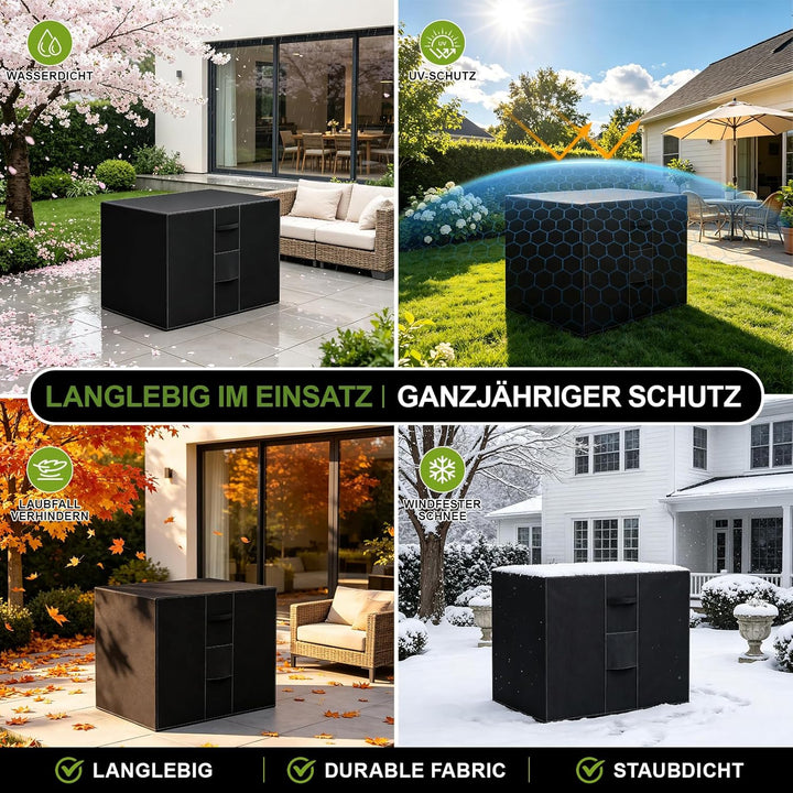 Abdeckung für Gartenmöbel 60x60x60cm Gartenmöbel Abdeckung Schutzhülle Sitzgarnituren Gartentische u