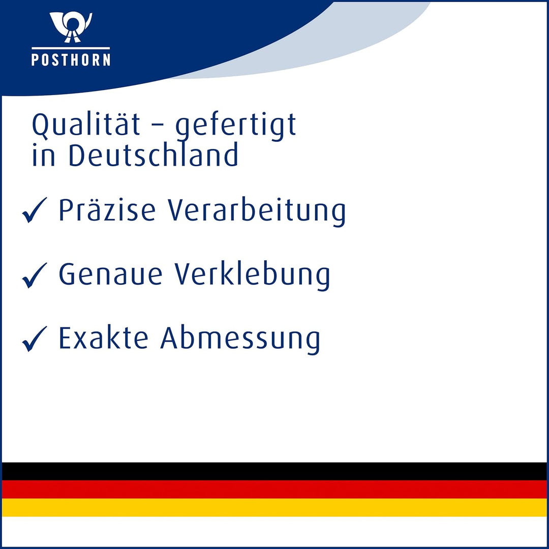 POSTHORNvelox Briefumschlag C6/5 (1000 Stück), nassklebende Fenster-Briefumschläge mit aussenliegend