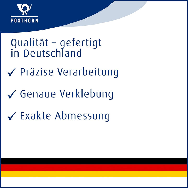 POSTHORNvelox Briefumschlag C6/5 (1000 Stück), nassklebende Fenster-Briefumschläge mit innenliegende