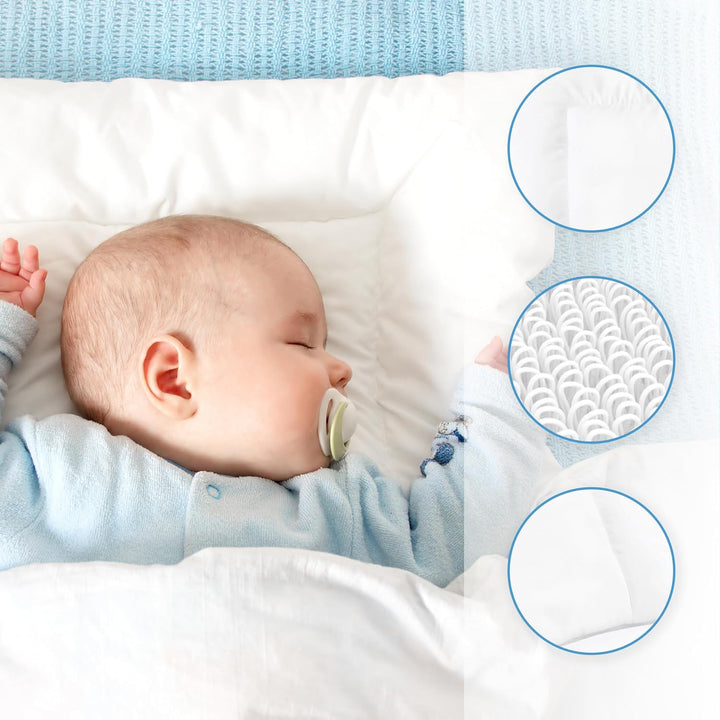 Anti-Allergie-Kinderbett Kissen Füllen Quilt 60/40 cm für Kindergarten Baby Junior Kleinkind