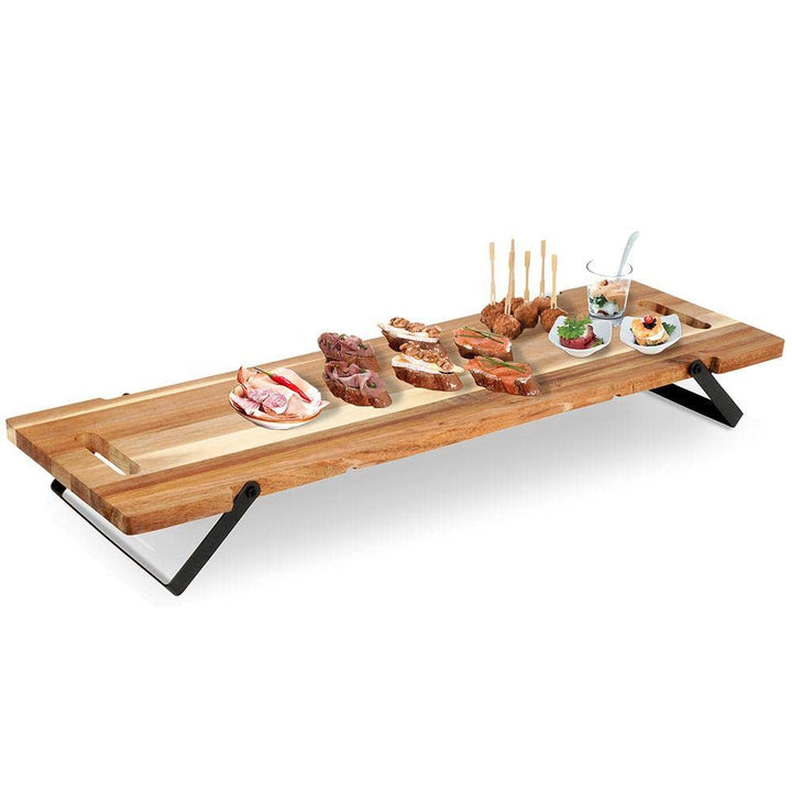 Servierbrett Serviertablett Frühstückstablett Bett-Serviertisch Betttablett Holz-Serviertablett aus