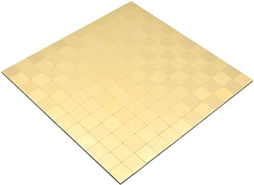 Mosaikfliese Selbstklebende Mosaike metall gold Küche Wand Bad MOS200-4G25_f