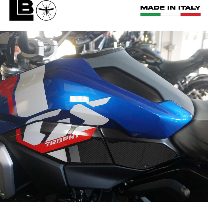 LABELBIKE 3D Aufkleber Motorräder Seiten und Unterseite des Tanks kompatibel mit BMW | R1300GS, Harz